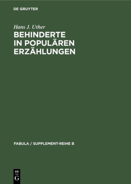 Behinderte in popularen Erzahlungen