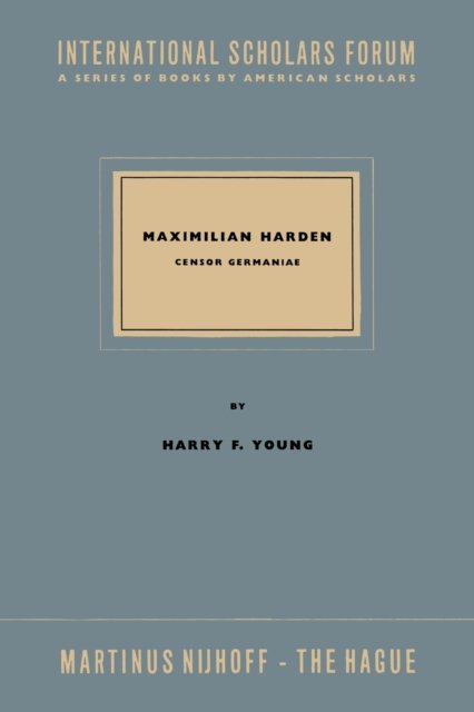 Maximillian Harden