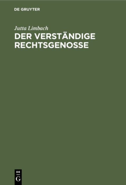 Der Verstandige Rechtsgenosse