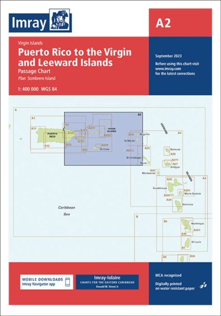 A2 Puerto Rico to the Virgin and Leeward Islands