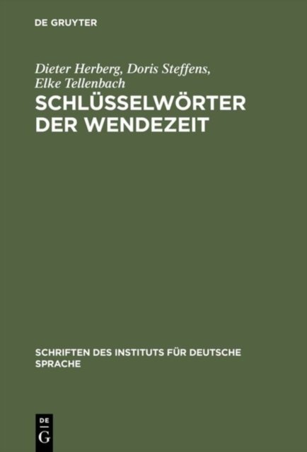 Schlusselworter der Wendezeit