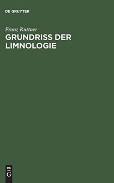 Grundriß der Limnologie