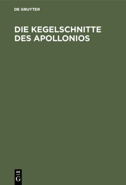 Kegelschnitte des Apollonios