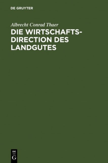 Wirtschaftsdirection des Landgutes