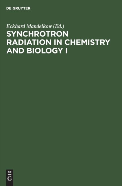 Synchrotron Radiation in Chemistry and Biology I