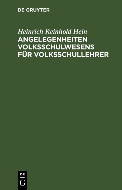 Angelegenheiten Volksschulwesens Fur Volksschullehrer