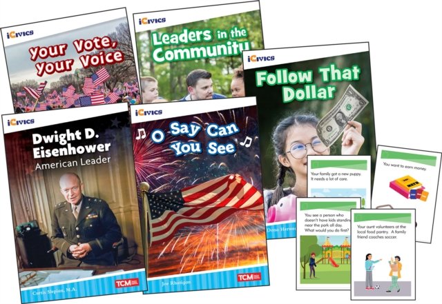 iCivics Grade 2: Leadership & Responsibility 5-Book Set + Game Cards