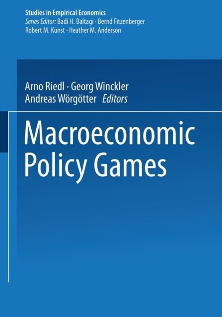 Macroeconomic Policy Games