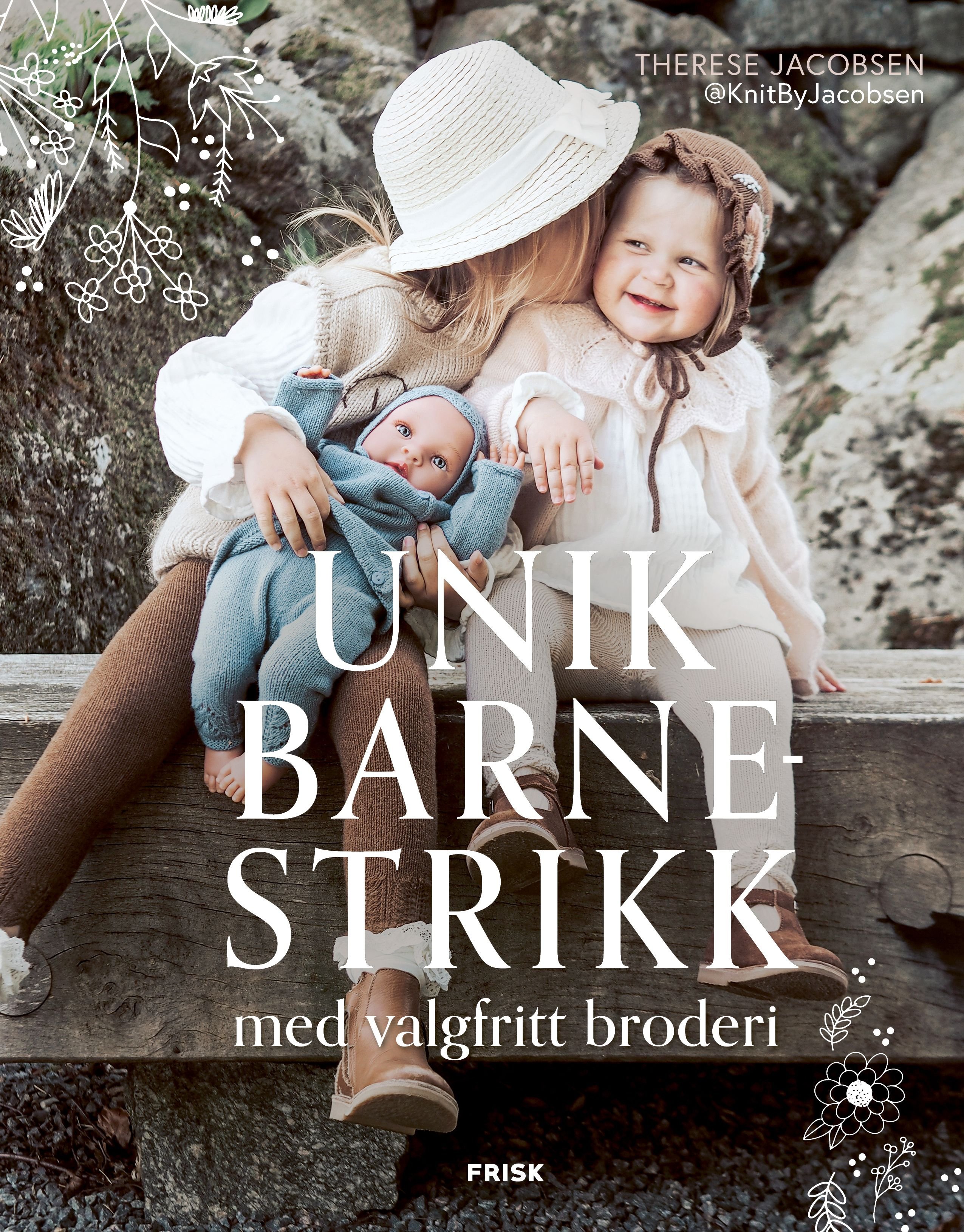 Unik barnestrikk - med valgfritt broderi