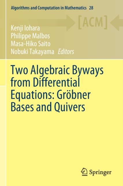 Two Algebraic Byways from Differential Equations: Grobner Bases and Quivers