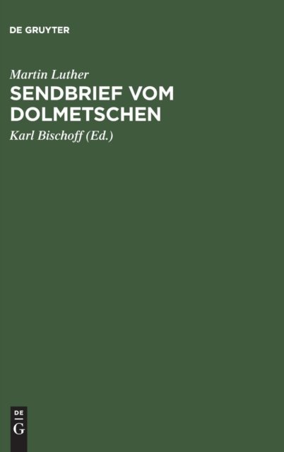 Sendbrief Vom Dolmetschen