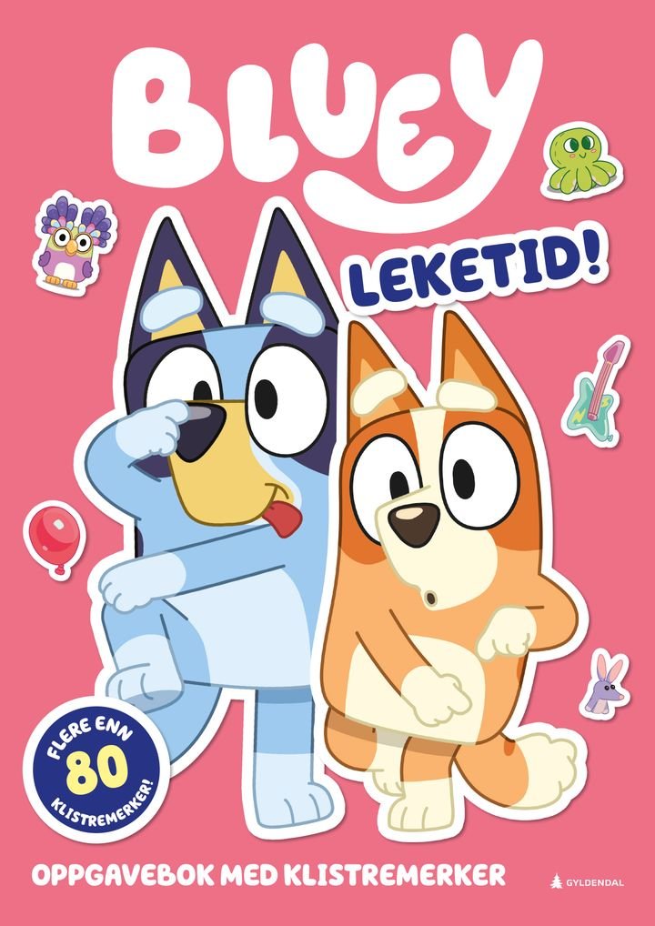 Bluey - leketid! : aktivitetsbok med klistremerker