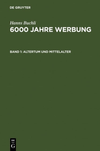 Altertum und Mittelalter