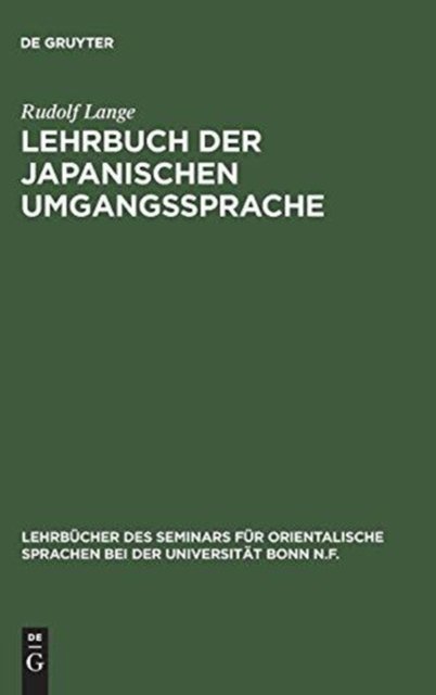 Lehrbuch Der Japanischen Umgangssprache