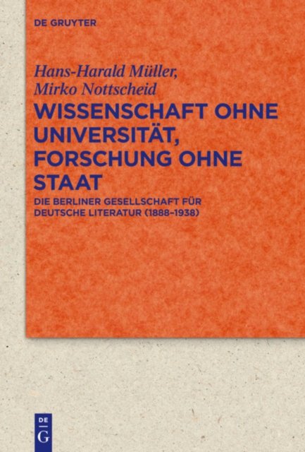 Wissenschaft ohne Universitat, Forschung ohne Staat