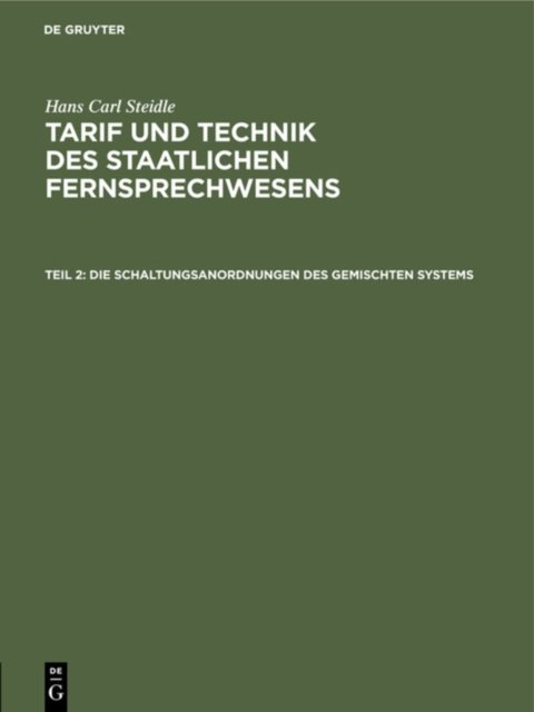 Die Schaltungsanordnungen Des Gemischten Systems