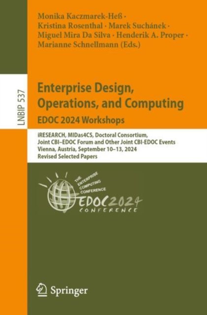 Enterprise Design, Operations and Computing. Edoc 2024 Workshops