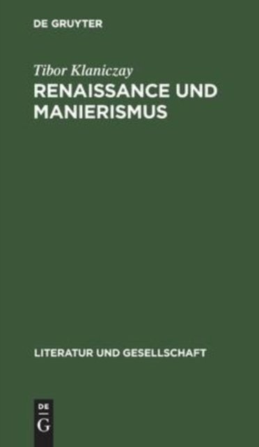 Renaissance Und Manierismus