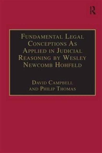 Fundamental Legal Conceptions As Applied in Judicial Reasoning