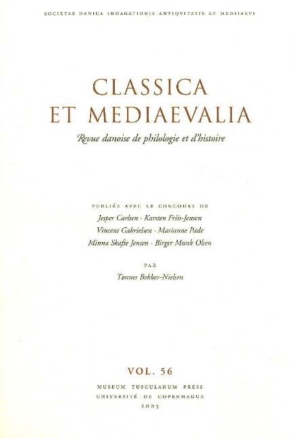 Classica et Mediaevalia