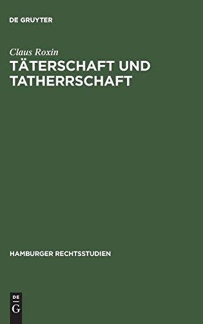 Täterschaft und Tatherrschaft