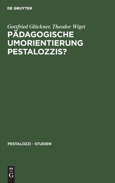 Padagogische Umorientierung Pestalozzis?