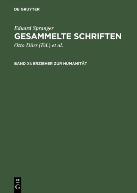 Erzieher Zur Humanitat