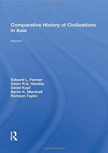 Comparative History Of Civilizations In Asia