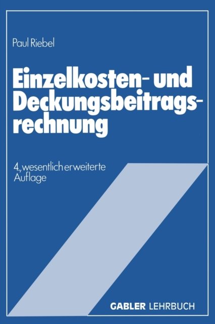 Einzelkosten- und Deckungsbeitragsrechnung