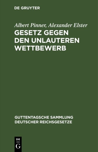 Gesetz gegen den unlauteren Wettbewerb