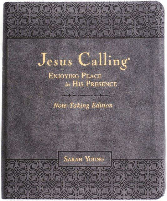 Jesus Calling Note-Taking Edition, Leathersoft, Black, with Full Scriptures