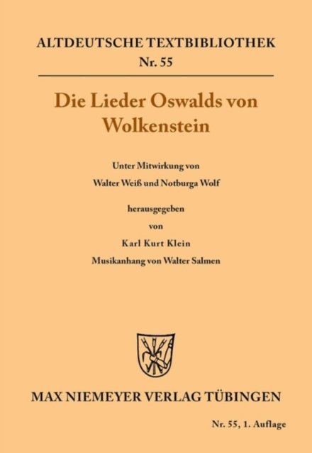 Die Lieder Oswalds von Wolkenstein
