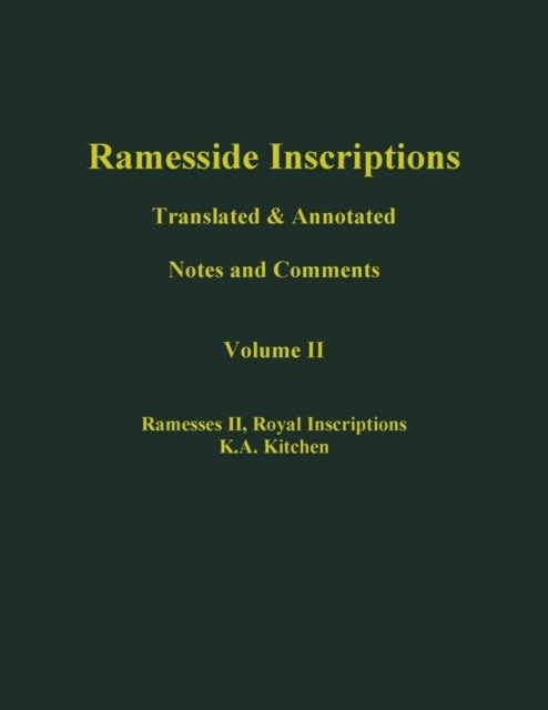 Ramesside Translations V2 – Translated and Annotated Notes and Comments
