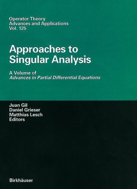 Approaches to Singular Analysis
