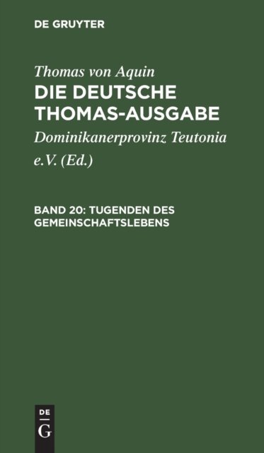 Tugenden Des Gemeinschaftslebens