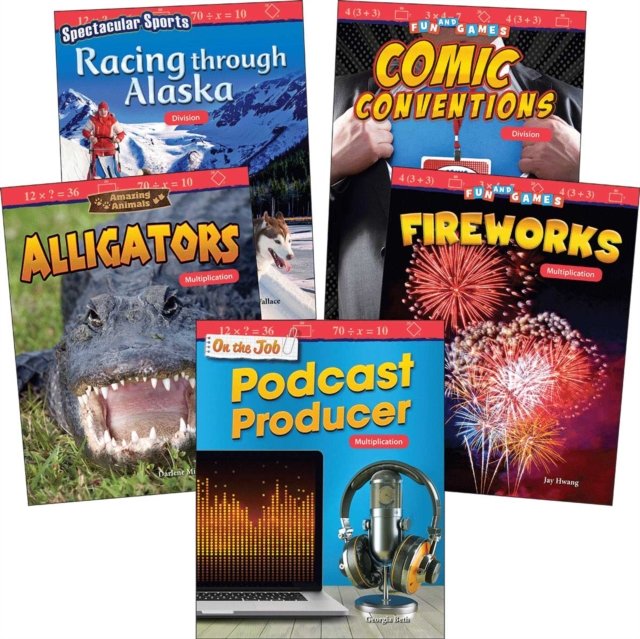 Multiplication & Division: Grades 4-5 (5-Book Set)