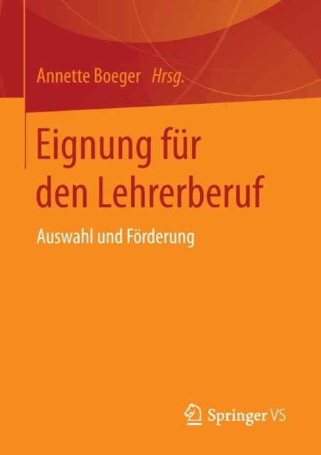 Eignung fur den Lehrerberuf