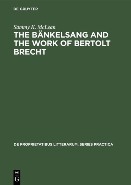 The Bankelsang and the work of Bertolt Brecht