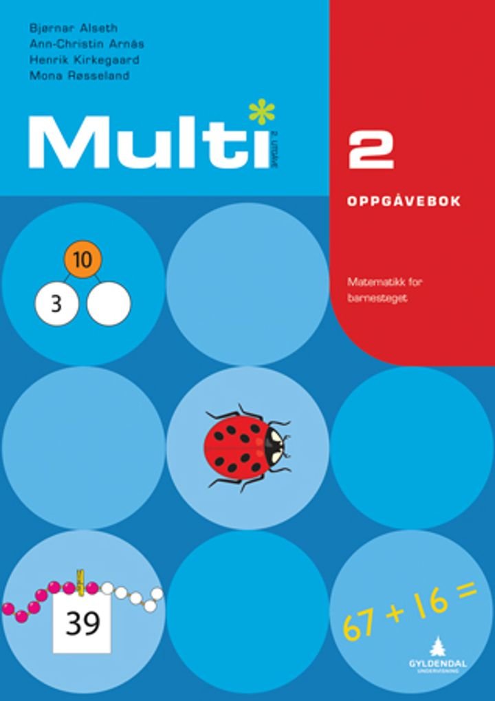 Multi 2, 2. utgåve - Oppgåvebok : matematikk for barnesteget