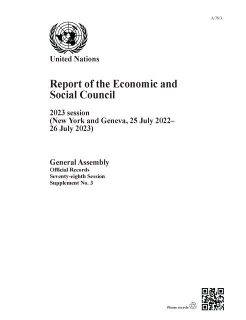 Report of the Economic and Social Council on Its 2023 Session