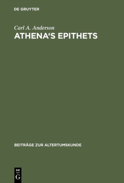 Athena''s Epithets