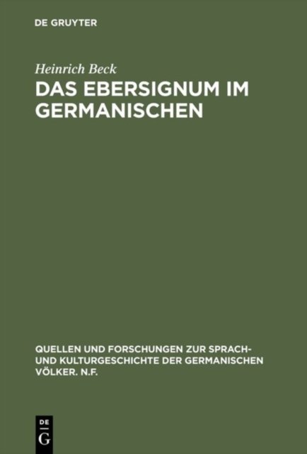 Ebersignum im Germanischen