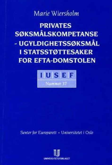 Privates søksmålskompetanse