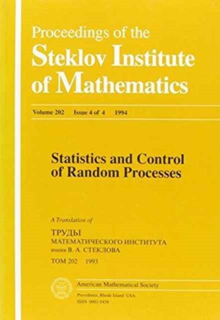 Statistics and Control of Random Processes