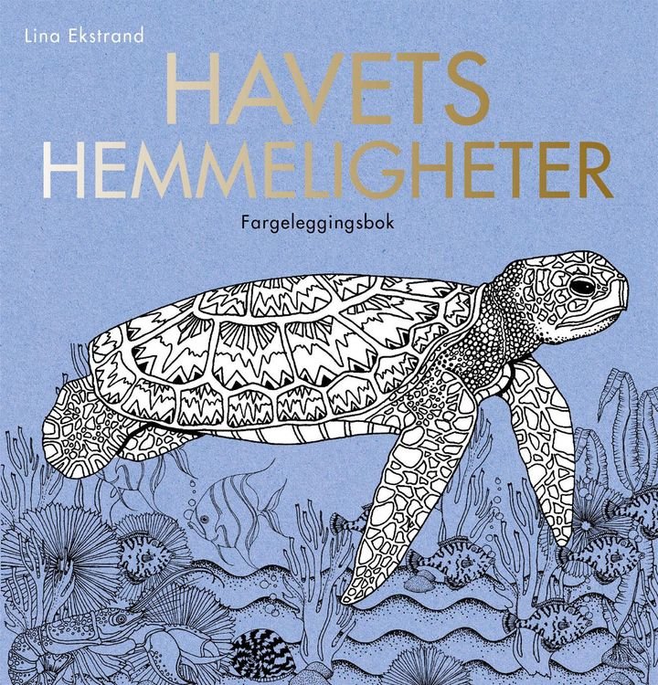 Havets hemmeligheter - fargeleggingsbok