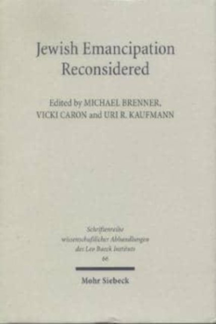Jewish Emancipation Reconsidered