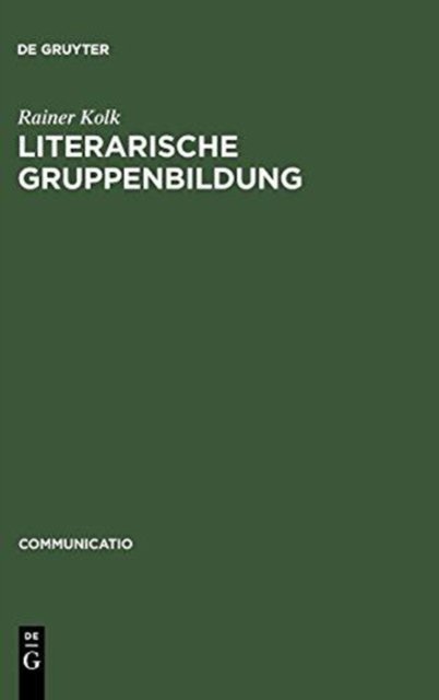 Literarische Gruppenbildung