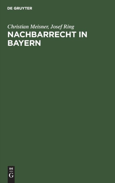 Nachbarrecht in Bayern