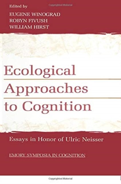 Ecological Approaches to Cognition