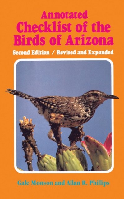 Annotated Checklist of the Birds of Arizona